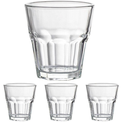 4-piece set: octagonal cups for whiskey, wine, beer 1