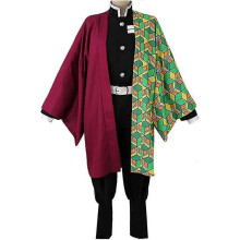 (S, Green) DRESS COSTUME Iguro Obanai Cosplay