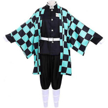 (L, Blue) DRESS COSTUME Iguro Obanai Cosplay
