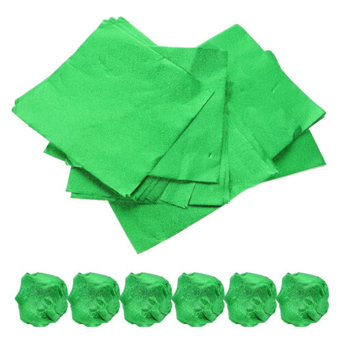 400 hojas de papel de aluminio para dulces y 1