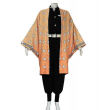 (M, Orange) DRESS COSTUME Iguro Obanai Cosplay