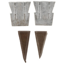 4 stuks wiggen, vervangende wiggen voor bijlstelen, conische wiggen en accessoires