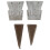 4pcs Wedges Replacement Axe Handle Wedges Conical Wedges Accessories 1