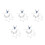 5 retro metalen haarspelden 4