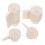 50 disposable biodegradable fruit cups for dessert and salad 3