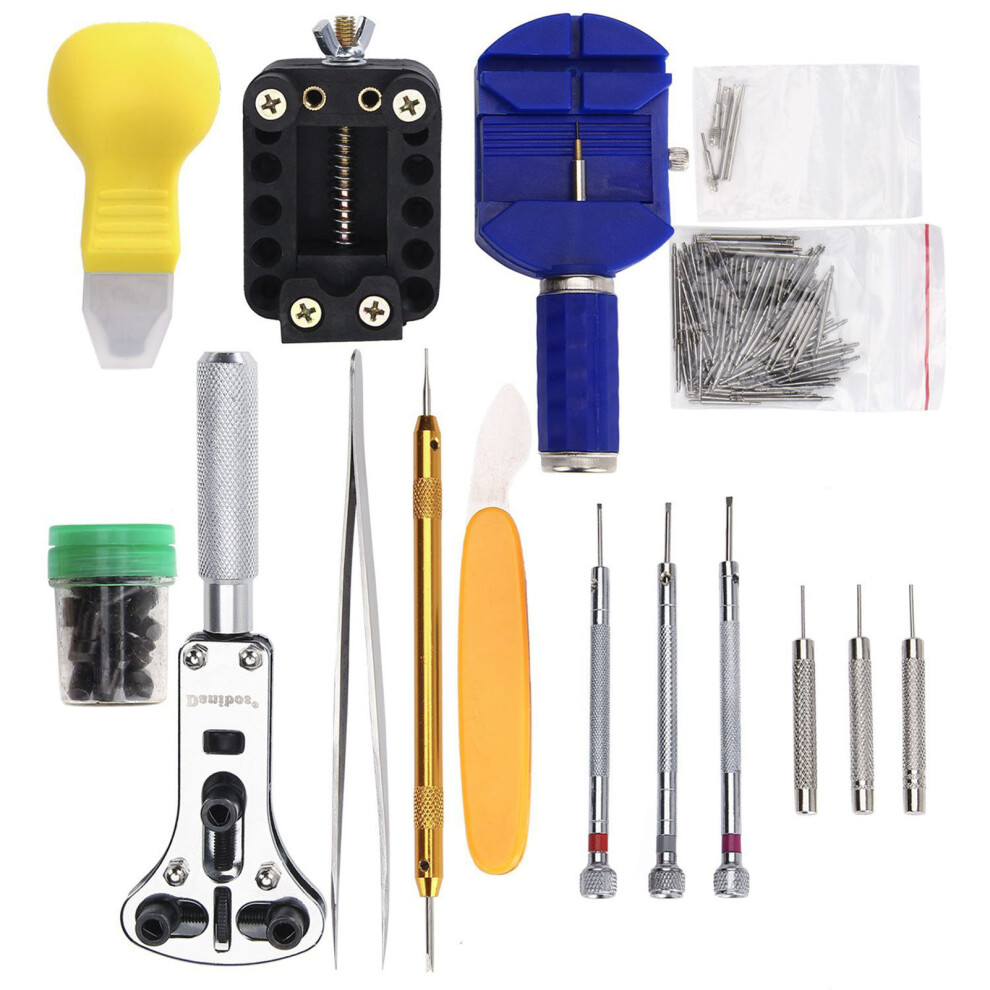 Watch Repair Tools Kit 162 Sets Professional Household Maintenance-image-OPC-PMXMBP5-NEW
