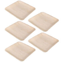 5 Einweg-Holzbretter, 25,4 cm quadratisch, für Kuchen und Desserts