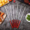 6 brochetas planas con mango de madera para kebab 4