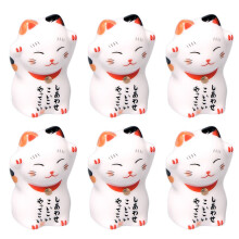 6 japanische Keramik-Essstäbchenhalter