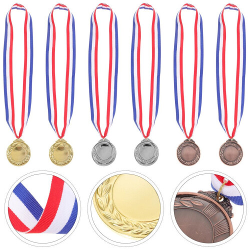 6 creatieve universele sportmedailles voor 1