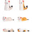 6-Piece Ceramic Cat Swallow Rest Dining Room Accessories 1