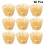 60 Cupcake-Förmchen, gestanzt, hitzebeständig, Gold 3