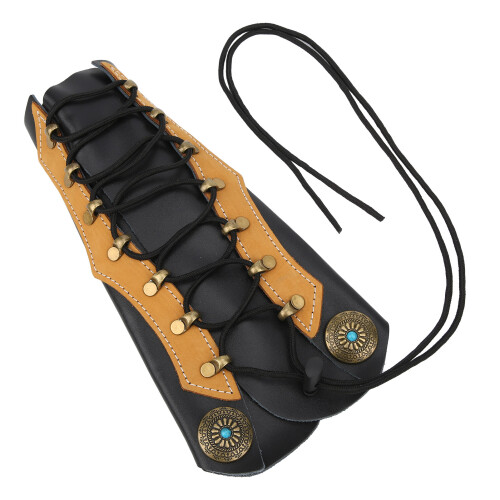 Cowhide Archery Arm Guard, 26cm Outdoor Protection Accessory 1