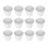 Set van 6 rode lintbroches als bewustmakingsbadge voor feestjes 1