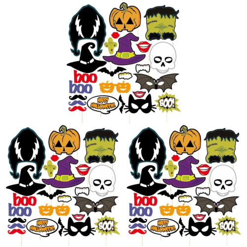 72 Halloween Masker Knutselpakket Feestartikelen 1