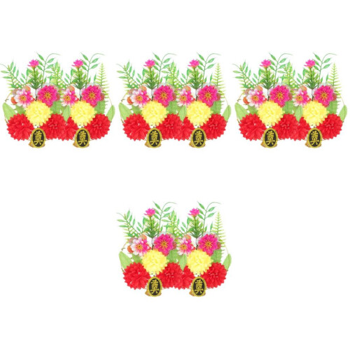 8 Artificial Memorial Flowers for Grave Decoration 2
