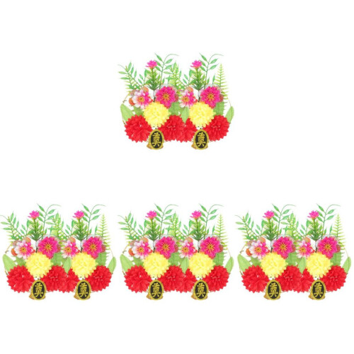 8 Artificial Memorial Flowers for Grave Decoration 1