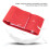 Outdoor-Team-Match-Elastischer-Kapitänsarmband - Rot 80% Elastisches Nylon 6