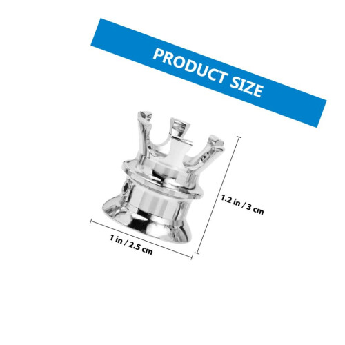 4-teiliges Set CNC-gefräster Aluminium-Vorderachsmutterabdeckungen für 1