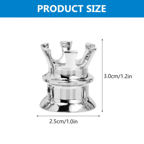 4-teiliges Set CNC-gefräster Aluminium-Vorderachsmutterabdeckungen für 2