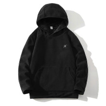 (L, black) 2025 New Smart Heating Jacket Men Women Fleece Lined 9-Zone 3-Level Warmth Breathable Pullover