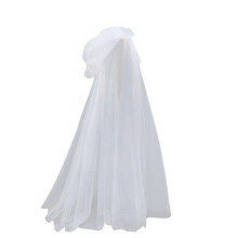 (150cm, white) Scarlet Witch Cosplay Cape Halloween Ghost Costume Hooded Cloak Mesh Long Cape Party Performance Dress Adult Size 1.5m