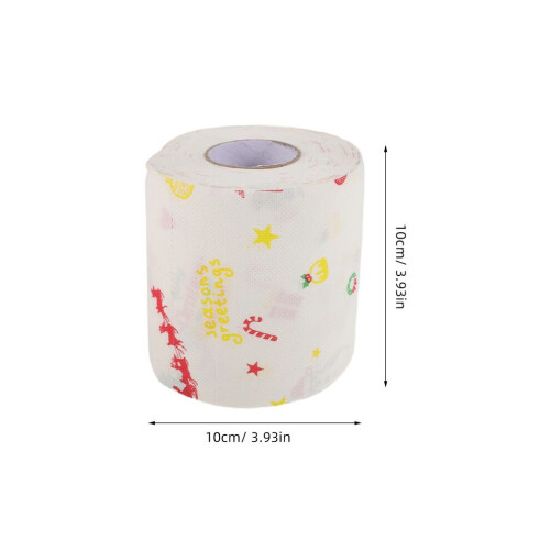 4 kersttoiletrollen met kerstmanmotief 1