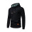 (M, black) 2025 New  Men's Casual Pullover Jacquard Sweatshirt Grid Jacket Loose Fit 1