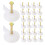 45 Round Push Pins, Front Hooks, Ceiling Hooks, White 1