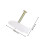 45 Round Push Pins, Front Hooks, Ceiling Hooks, White 2