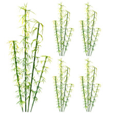 400 modelos de árboles de bambú de plástico para la decoración del hogar.