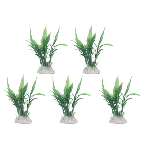 2 Sets Pflanzendekorationen für Aquarien