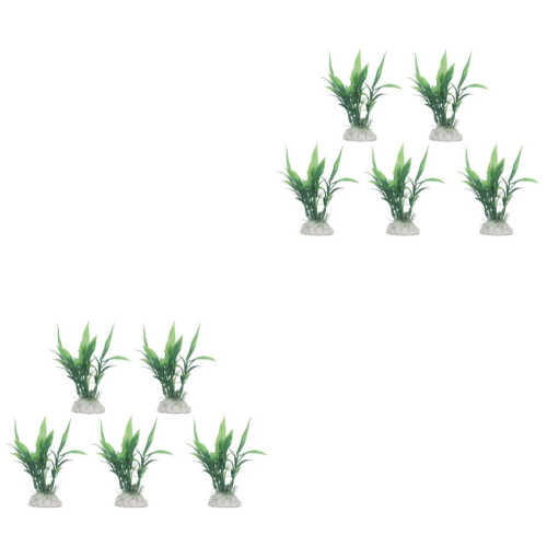 2 Sets Pflanzendekorationen für Aquarien 2