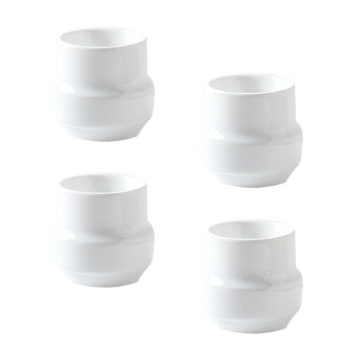 4-pack ceramic egg cups, egg stands for home and restaurant