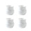 4-pack ceramic egg cups, egg stands for home and restaurant 4