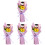 4pcs Graduation Bear Bouquet Gift Photo Prop 4