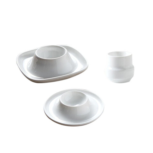 4-pack ceramic egg cups, egg stands for home and restaurant 1