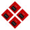 4 Wired Safety Buttons with Glass Break Function for Emergency Exit 5