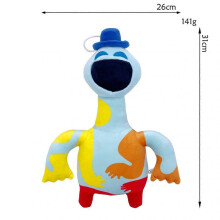 (As shown, Rubber Man) Boppi Green Dinosaur Big Lion Plush Toy Stuffed Animal Doll Short Plush Toy for Kids 4-6 Years Old Birthday Gift