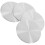 4 st. bildelar aluminium 19,6 mm silver 1