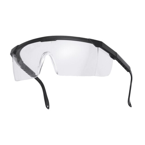 2 schwarze Schutzbrillen mit UV-Schutz und Winddichtigkeit 2