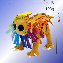(As shown, Big Lion) Boppi Green Dinosaur Big Lion Plush Toy Stuffed Animal Doll Short Plush Toy for Kids 4-6 Years Old Birthday Gift