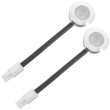 4 st LED-kåpslamphus med tätning för fläktkåpan