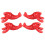 4pcs Crab Chopstick Rest Handmade Ceramic Multifunctional 5