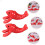 4pcs Crab Chopstick Rest Handmade Ceramic Multifunctional 4