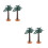 4 palmeras de coco para diorama 4