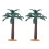 4 palmeras de coco para diorama 2