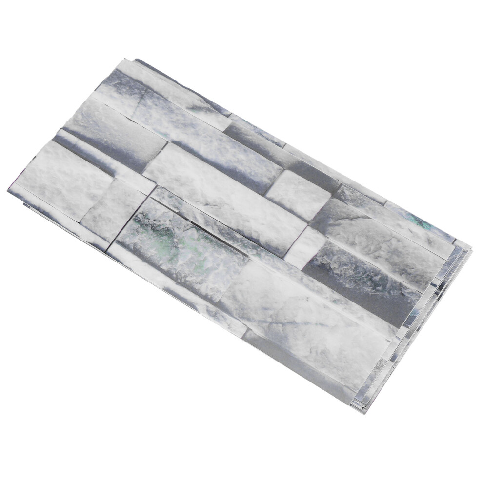 Bathroom Kitchen Waterproof Pvc Tile Stickers 12Pcs Self Adhesive Floor Decals 7601360382374