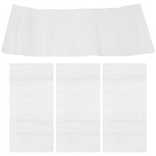 4 fundas protectoras de PVC blancas para sofás y rascadores de gatos.