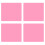 4-teiliges Platzset, Essgruppe, rosa 1